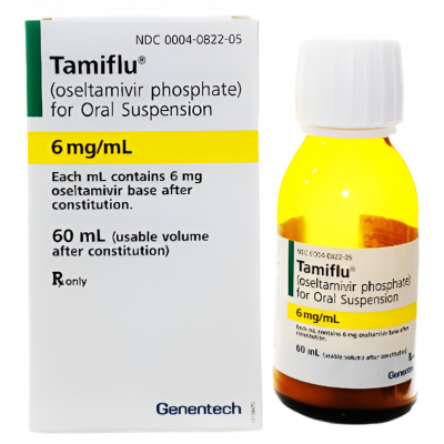 TAMIFLU 6 MG / ML ( OSELTAMIVIVR ) POWDER FOR SUSPENSION 60 ML